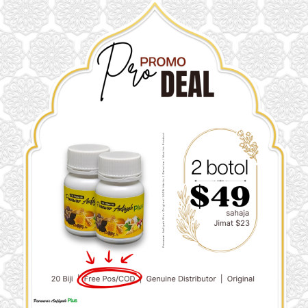Promo PRO Deal : 2 botol Penawar Aafiyah Plus